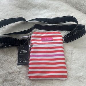 Scout poly pocket crossbody bag ready to jingle 5” x 7”
